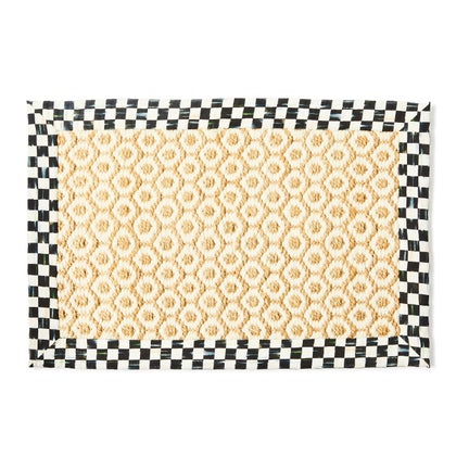 Courtly Check Natural Honeycomb 2' x 3' Jute Rug