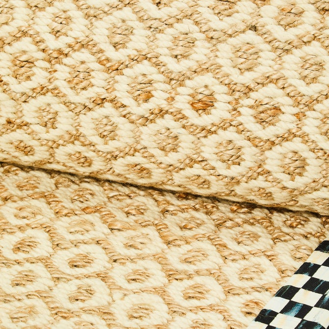 Courtly Check Natural Honeycomb Rug image number 9