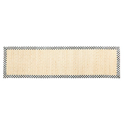 Courtly Check Natural Honeycomb 2'6" x 9' Jute Rug