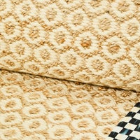Courtly Check Natural Honeycomb Rug