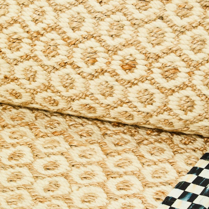 Courtly Check Natural Honeycomb Rug image number 6