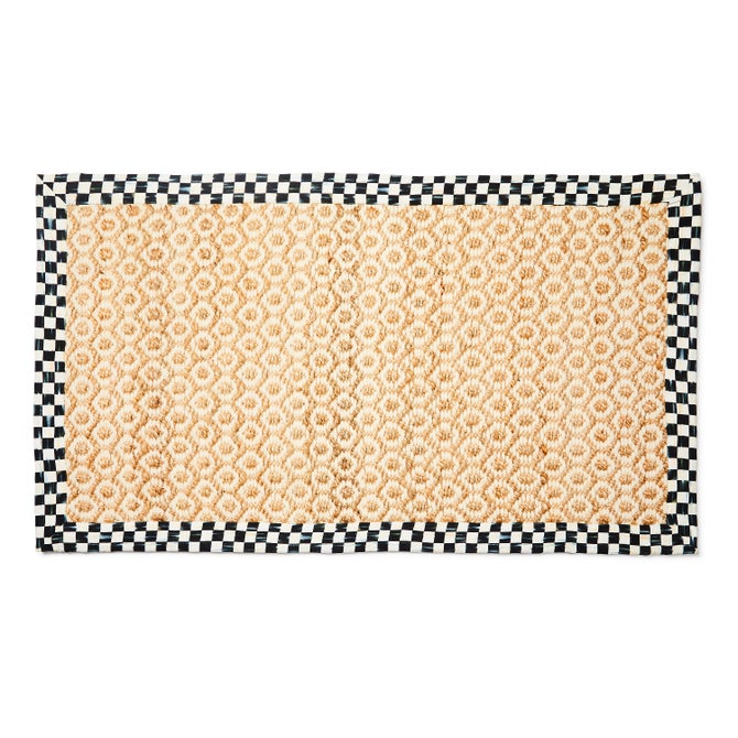 Courtly Check Natural Honeycomb Rug image number 1