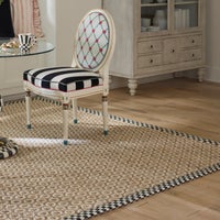 Courtly Check Natural Honeycomb 8' x 10' Jute Rug