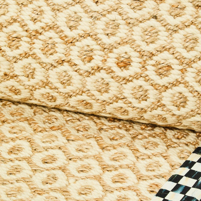 Courtly Check Natural Honeycomb Rug image number 8