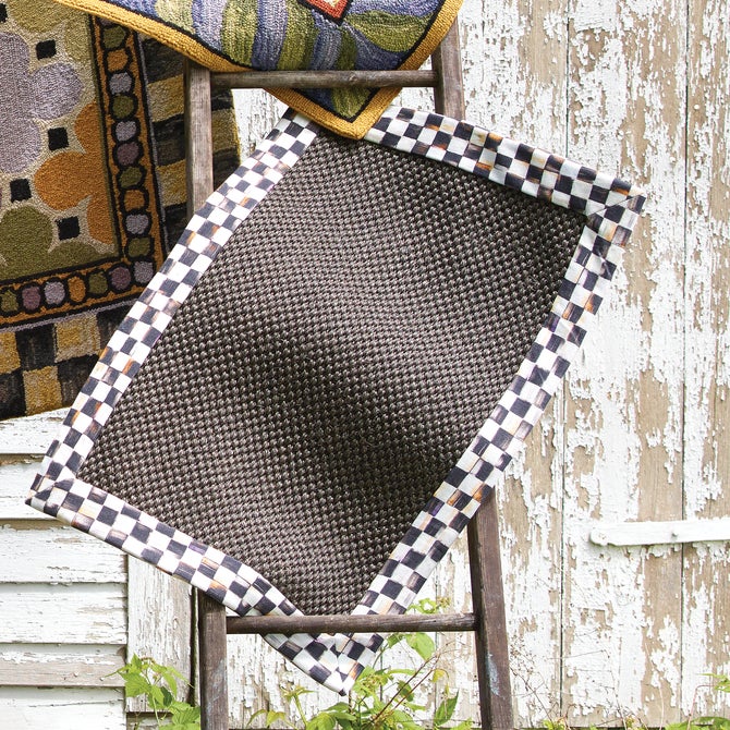 Courtly Check Black Sisal 2' x 3' Rug image number 6