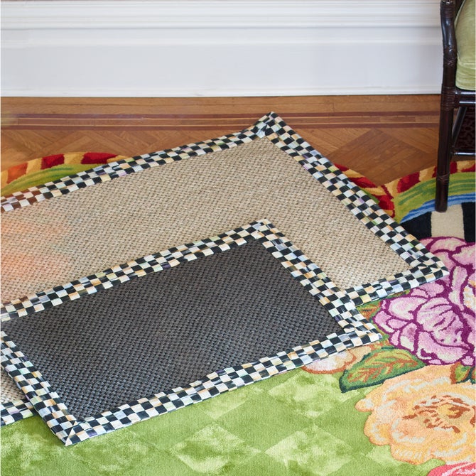 Courtly Check Black Sisal 2' x 3' Rug image number 2