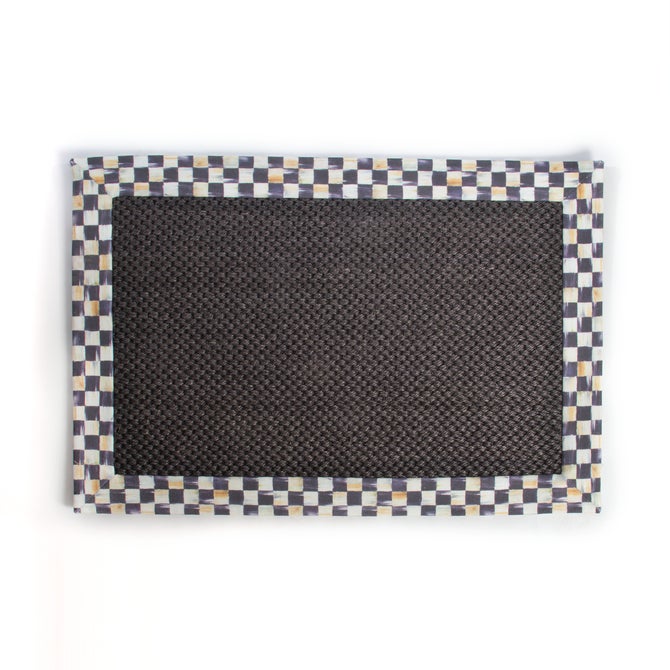 Courtly Check Black Sisal 2' x 3' Rug image number 0