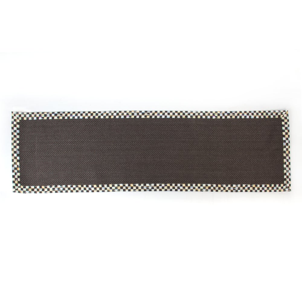 Courtly Check Sisal Rug - Black, 2'6