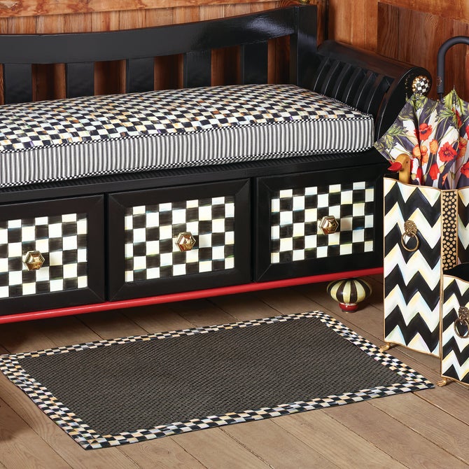 Courtly Check Black Sisal 3' x 5' Rug image number 3