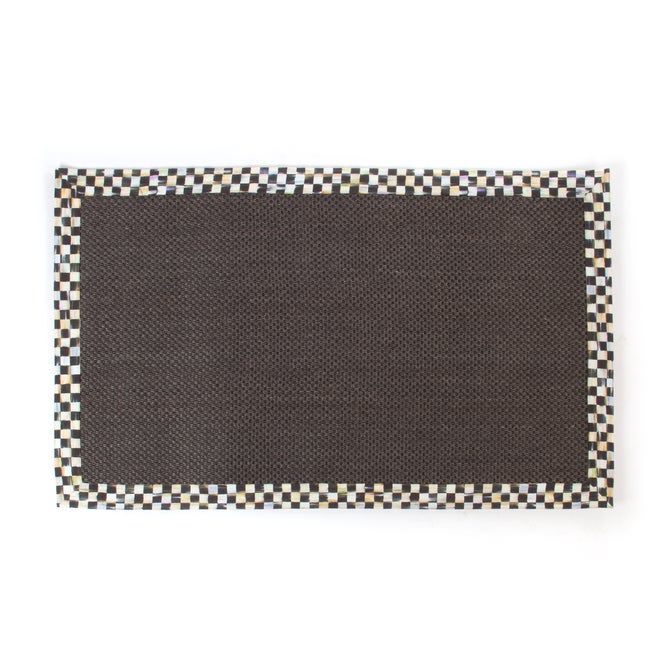 Courtly Check Black Sisal 3' x 5' Rug image number 0