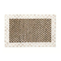 Mocha Check 2' x 3' Chunky Sisal Rug