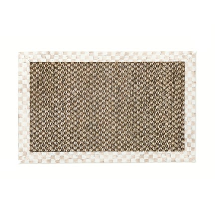 Mocha Check 3' x 5' Chunky Sisal Rug