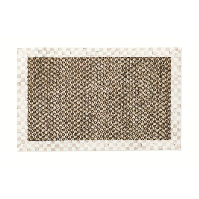 Mocha Check 3' x 5' Chunky Sisal Rug image number 0