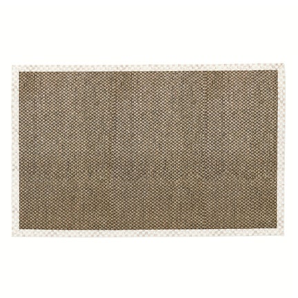 Mocha Check 6' x 9' Chunky Sisal Rug