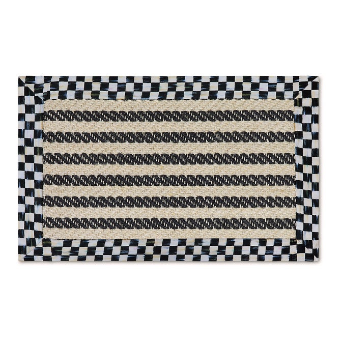 Courtly Check Herringbone Stripe 2' x 3' Sisal Rug image number 0