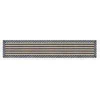 Courtly Check Herringbone Stripe 2'6" x 9' Sisal Runner