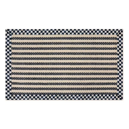 Courtly Check Herringbone Stripe 3' x 5' Sisal Rug