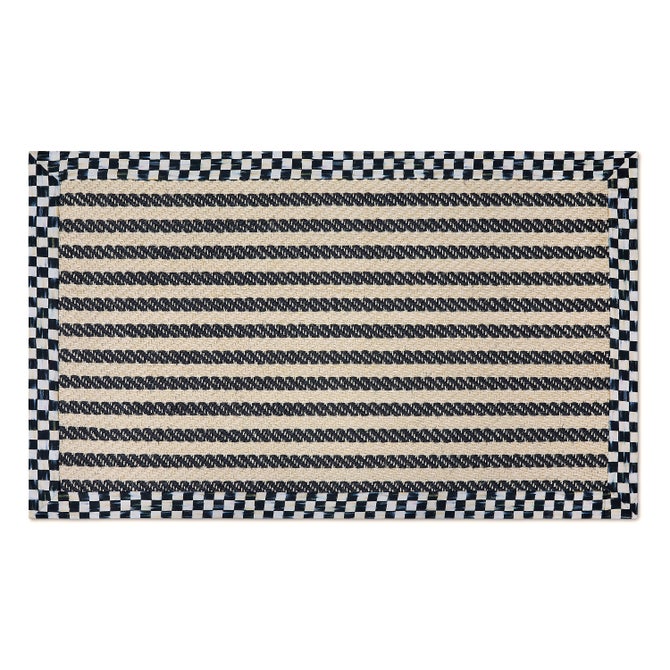 Courtly Check Herringbone Stripe 3' x 5' Sisal Rug image number 0