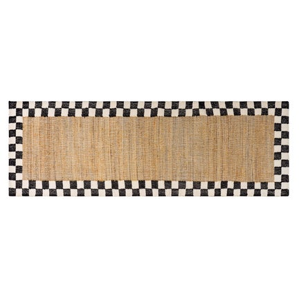Check Jute 2'6" x 8' Runner