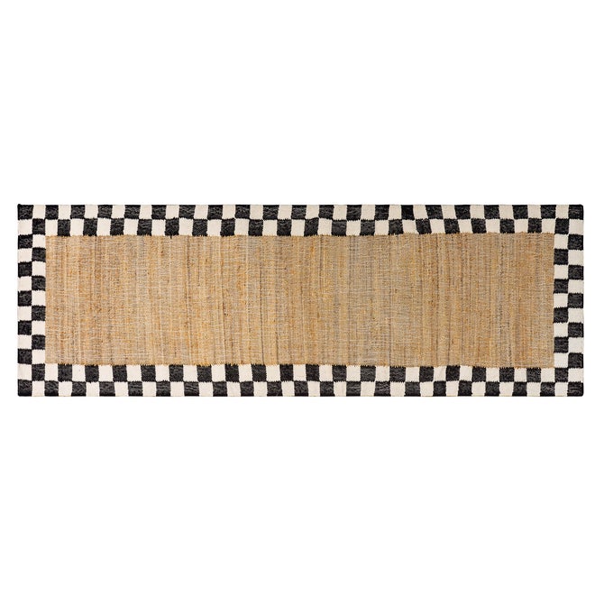 Check Jute Rug image number 2