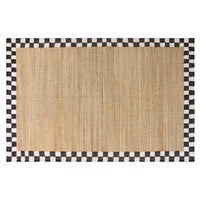 Check Jute Rug