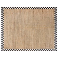 Check Jute Rug