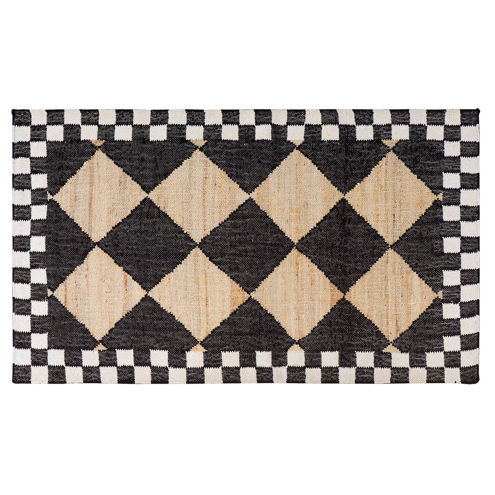 Diamond Jute Rug mackenzie-childs Panama imagen 1