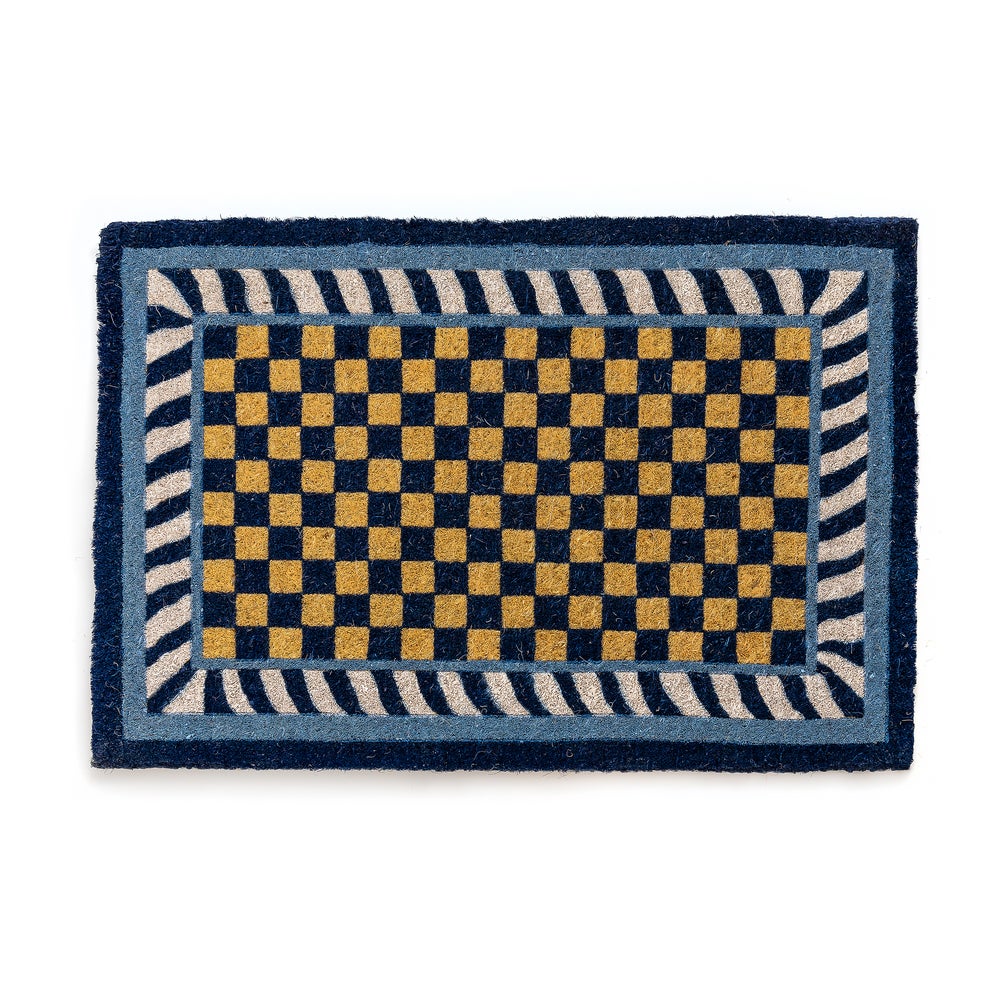 Royal Check Entrance Mat mackenzie-childs Panama imagen 1