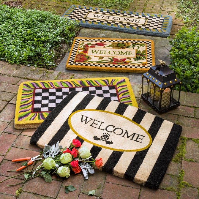 Courtly Check Entrance Mat image number 1