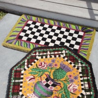 Courtly Check Entrance Mat