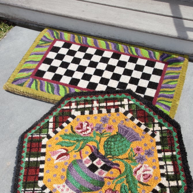 Courtly Check Entrance Mat image number 8