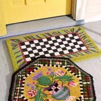Courtly Check Entrance Mat