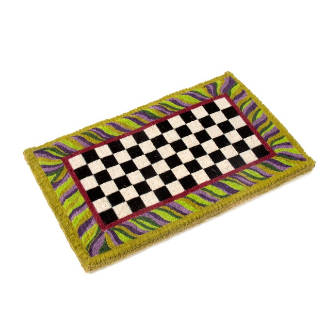 Courtly Check Entrance Mat image number 0