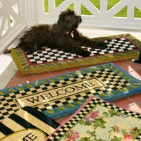 Courtly Check Double Door Entrance Mat