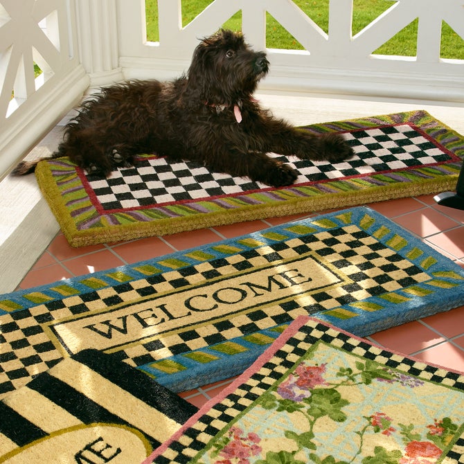 Courtly Check Double Door Entrance Mat image number 4