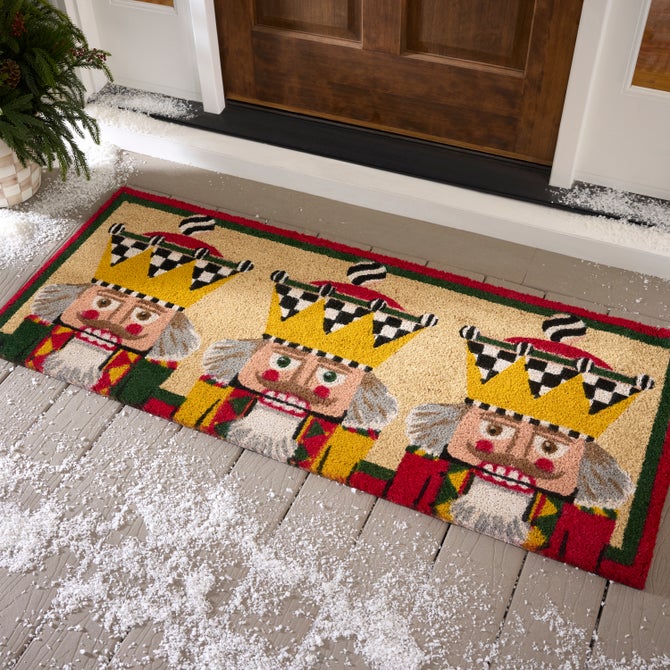 Nutcracker Double Door Entrance Mat image number 1