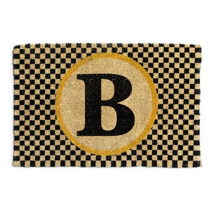 Monogrammed "B" Entrance Mat
