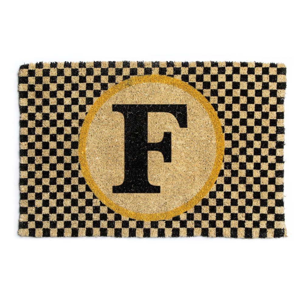 Monogram Entrance Mat - F mackenzie-childs Panama imagen 1