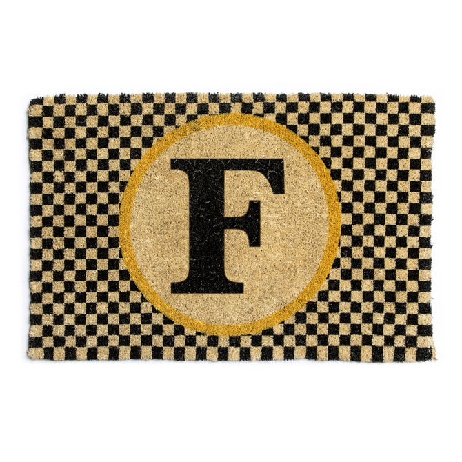 Monogrammed "F" Entrance Mat image number 0