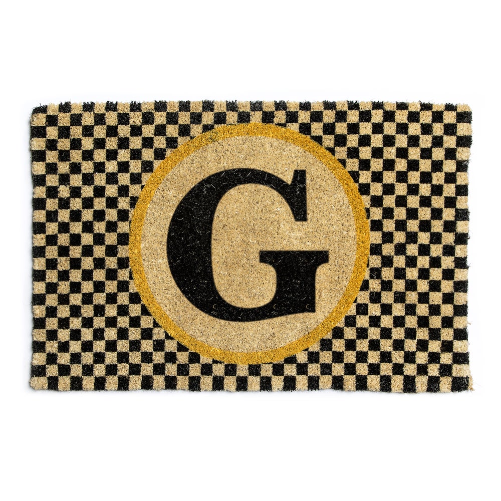 Monogram Entrance Mat - G mackenzie-childs Panama imagen 1