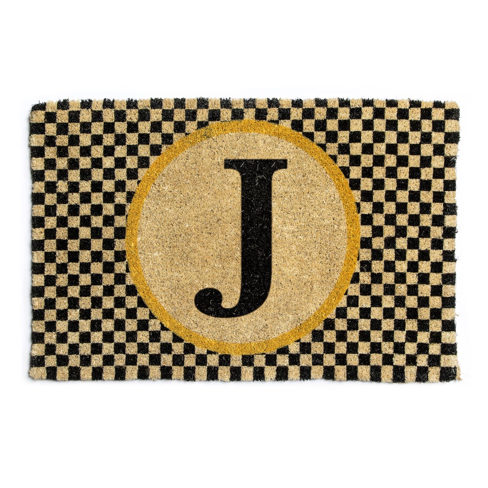 Monogram Entrance Mat - J mackenzie-childs Panama imagen 1