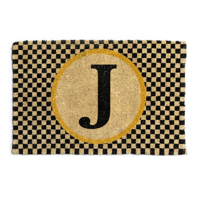 Monogrammed "J" Entrance Mat image number 0