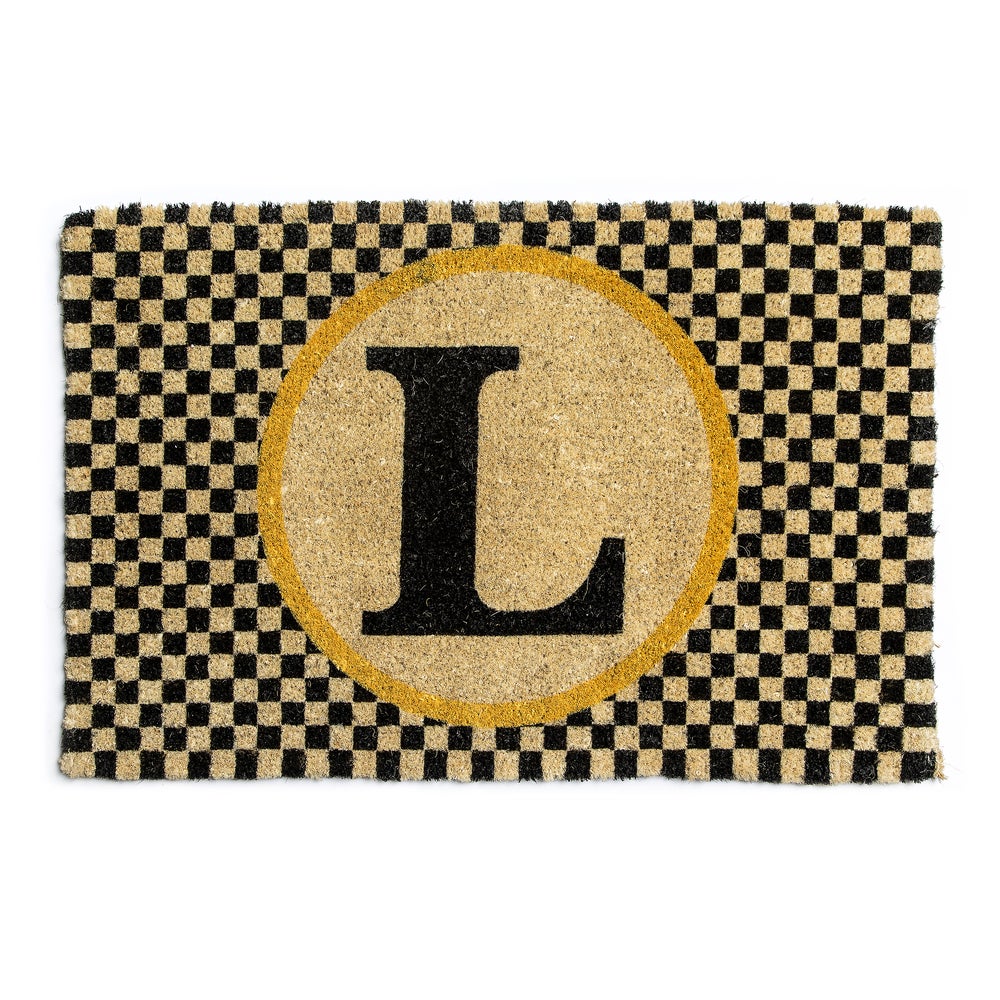 Monogram Entrance Mat - L mackenzie-childs Panama imagen 1
