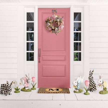 Monogrammed "M" Entrance Mat