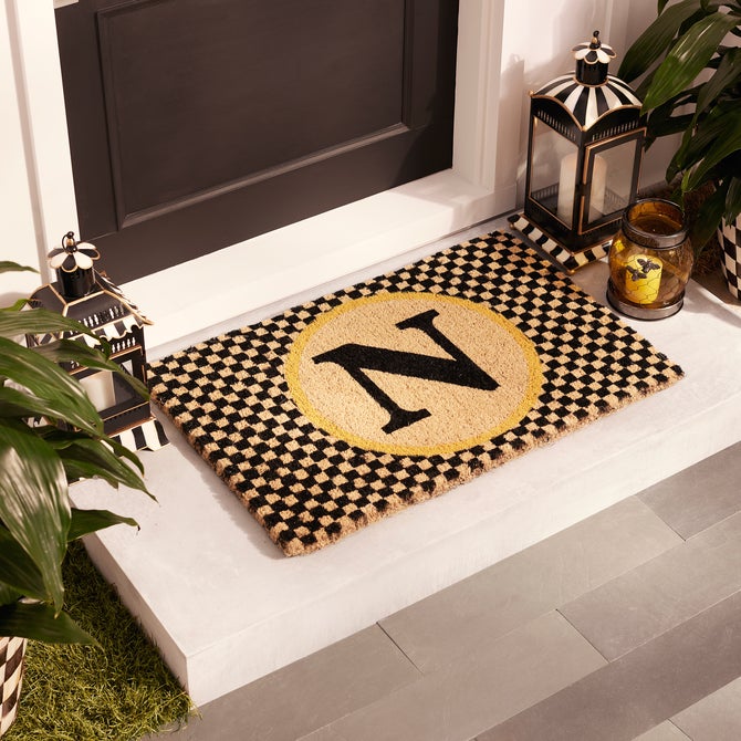 Monogrammed "N" Entrance Mat image number 1