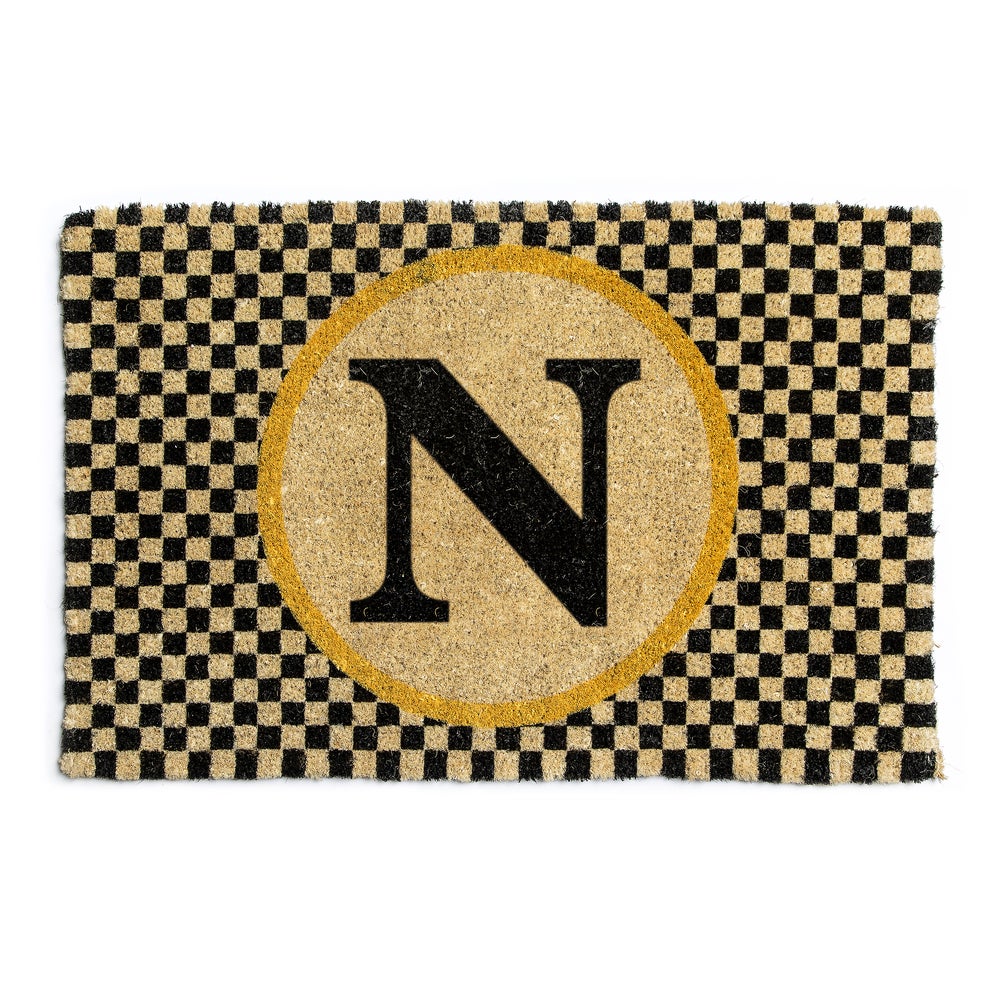 Monogram Entrance Mat - N mackenzie-childs Panama imagen 1