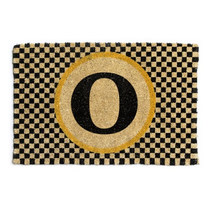 Monogrammed "O" Entrance Mat