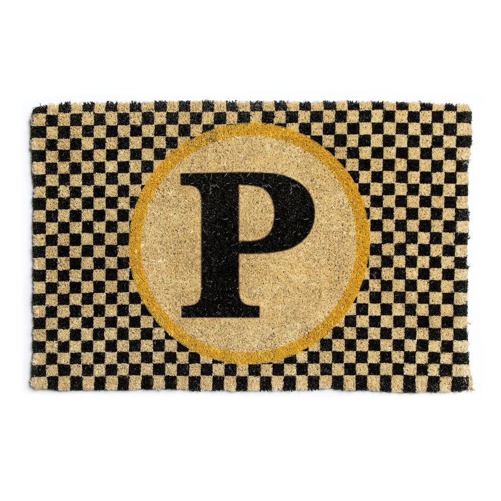 Monogram Entrance Mat - P mackenzie-childs Panama imagen 1