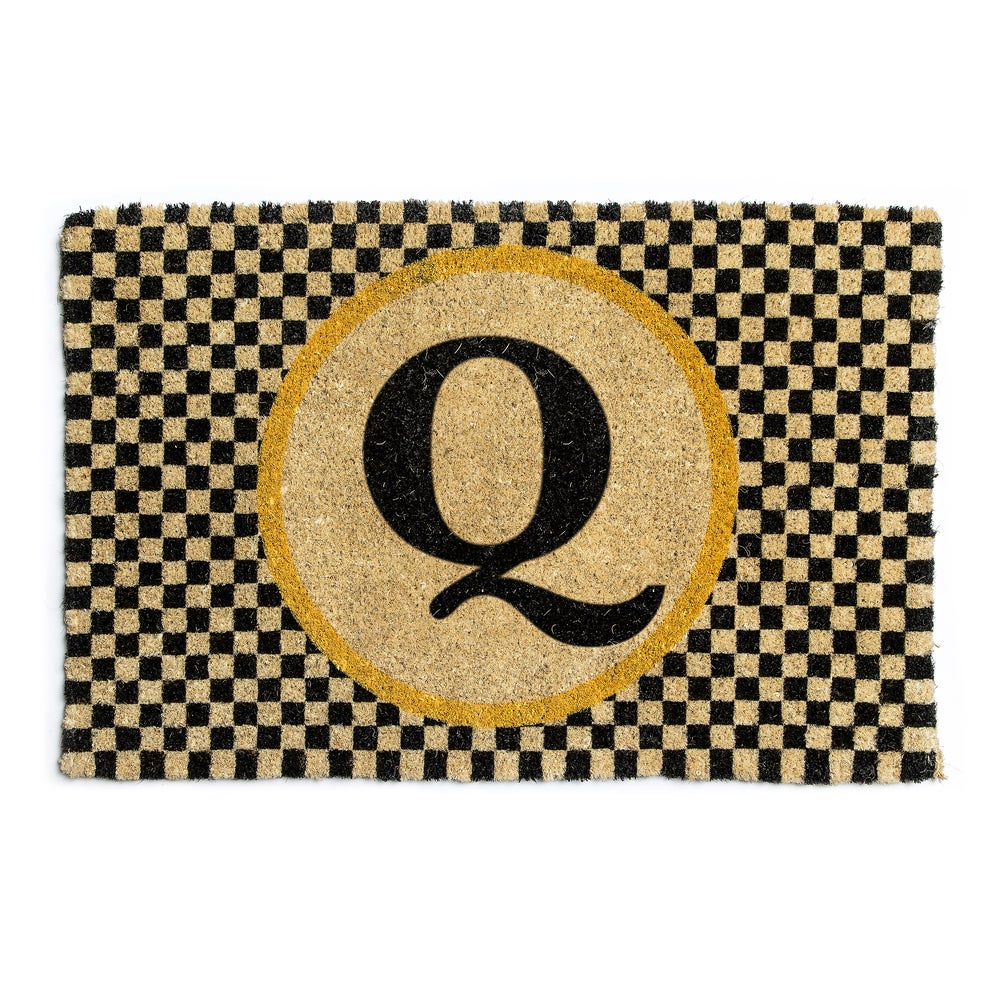 Monogram Entrance Mat - Q mackenzie-childs Panama imagen 1