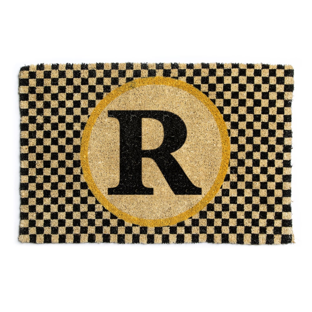 Monogram Entrance Mat - R mackenzie-childs Panama imagen 1